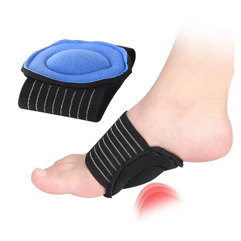 1Pair Flat Feet Orthopedic Insoles Arch Support Plantar Fasciitis Heel Pain Aid Foot Cushioned, Health Foot Care Products