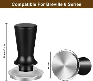 51mm Calibrated Espresso Coffee Tamper with Spring Loaded