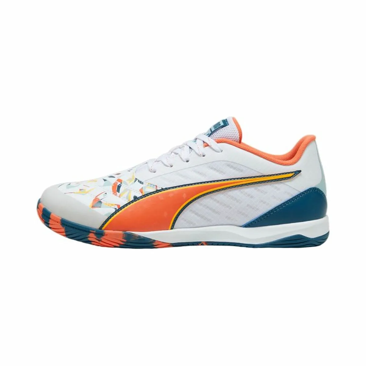 Adult's Indoor Football Shoes Puma IBERO V CREATIVITY White Children's Unisex