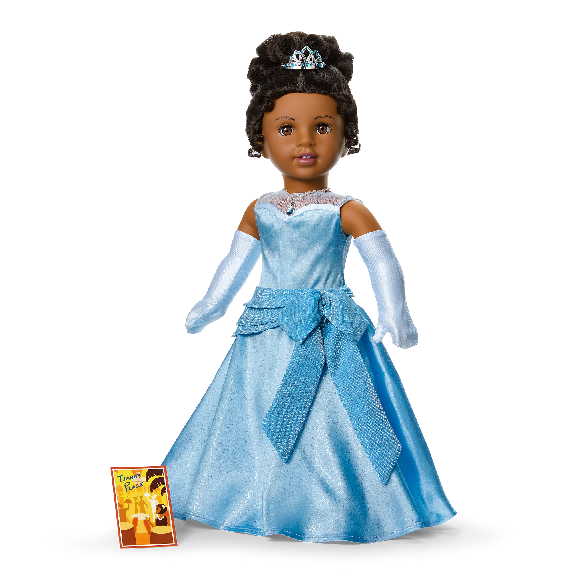 American Girl® Disney Princess Tiana Evening Star Dress & Accessories for 18-inch Dolls