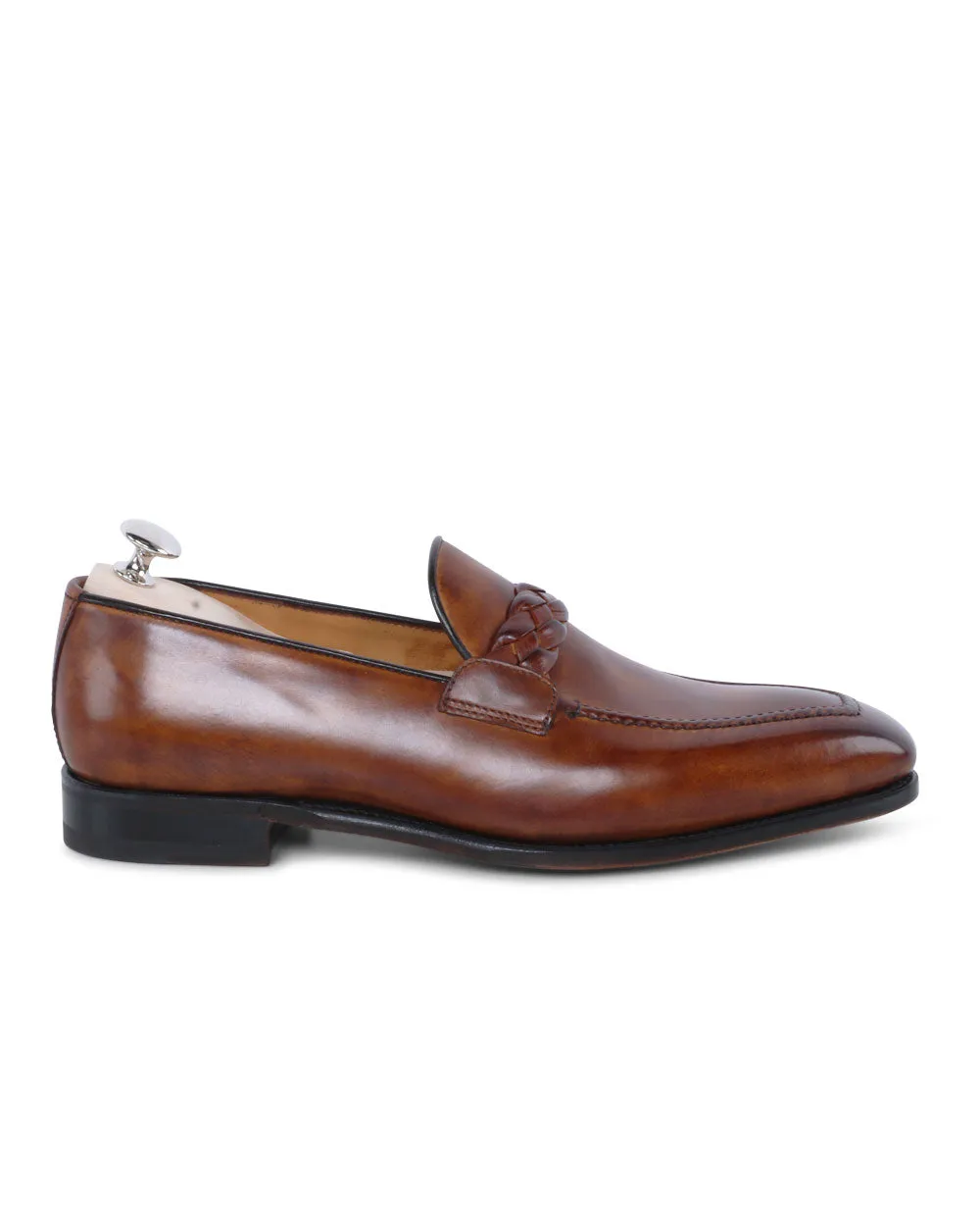 Beato Loafer with Leather Sole in Bruciato