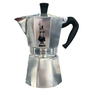 Bialetti Moka Express 6 Cup Stovetop Espresso Maker, Aluminum