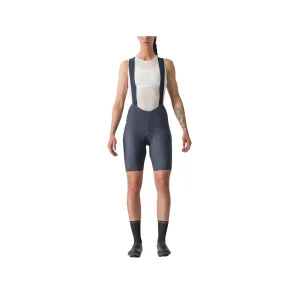 Bib Shorts Castelli Espresso W DT Navy Blue Women