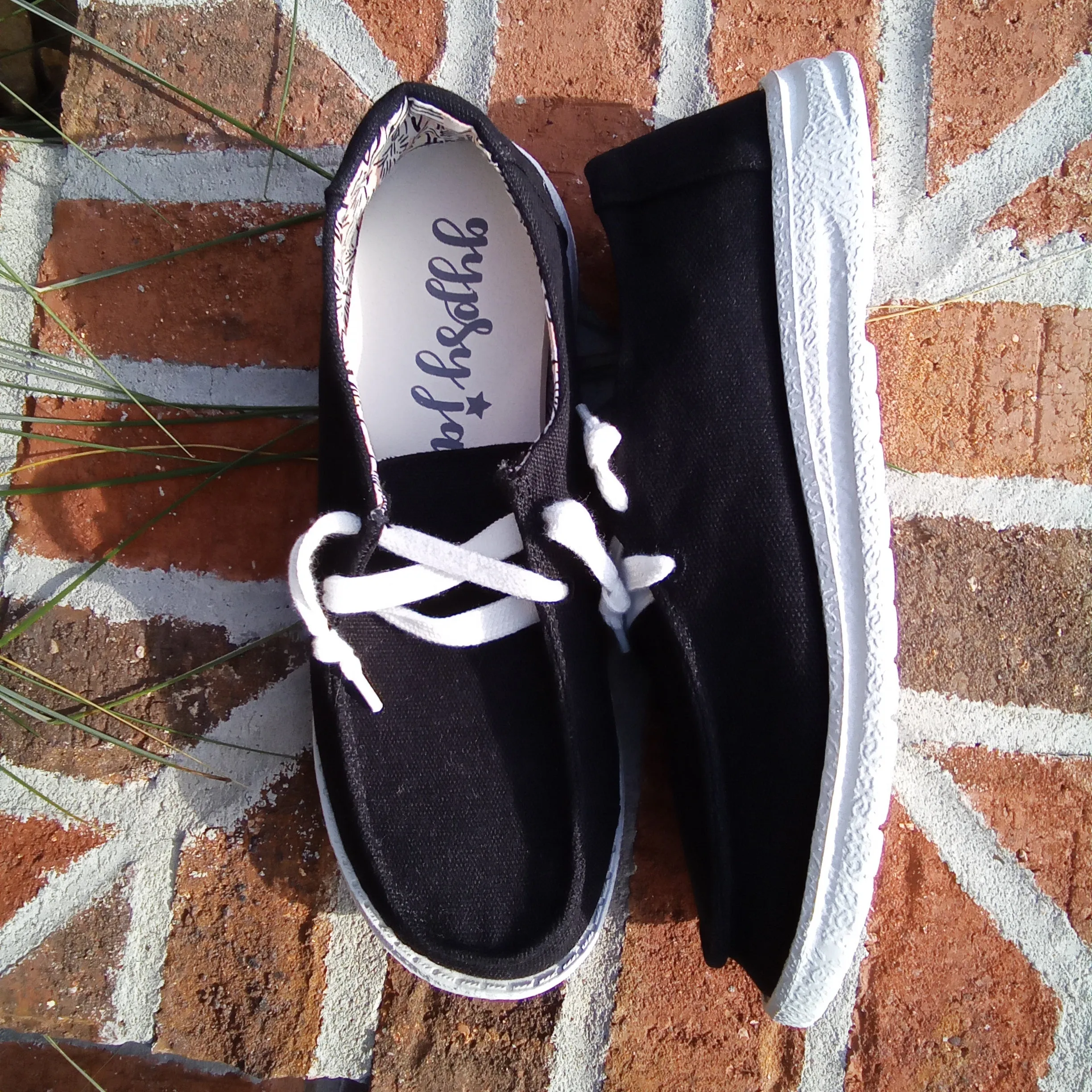 Black and White Slip Ons | Gypsy Jazz Holly4