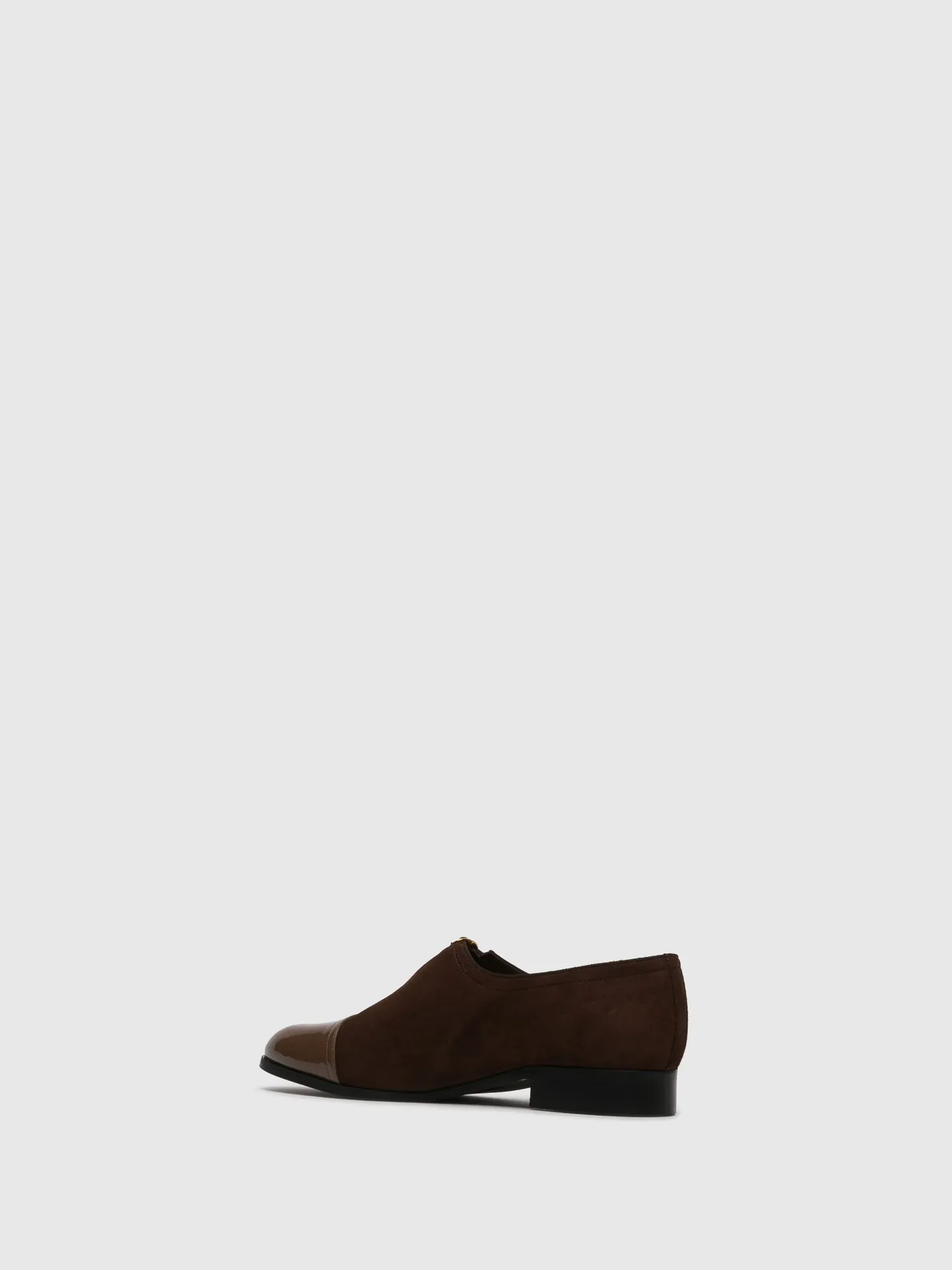 Brown Buckle Loafers