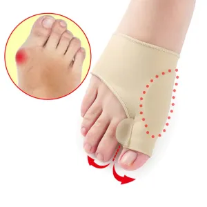 Bunion Sleeve Toe Separator Hallux Valgus Bunion Corrector Orthotics Feet Bone Thumb Adjuster Correction Pedicure Sock Straightener