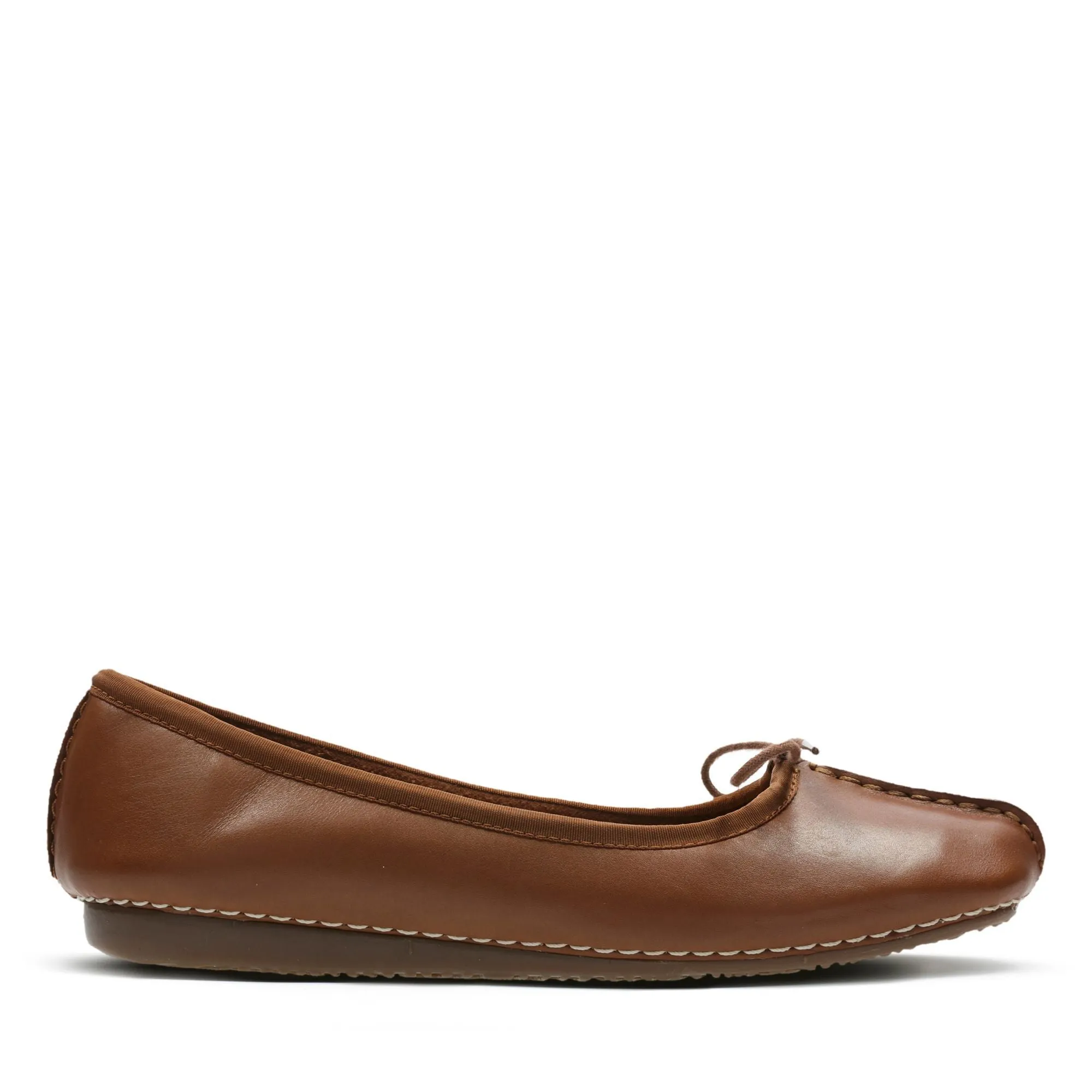 Clarks Freckle Ice Dark Tan Leather