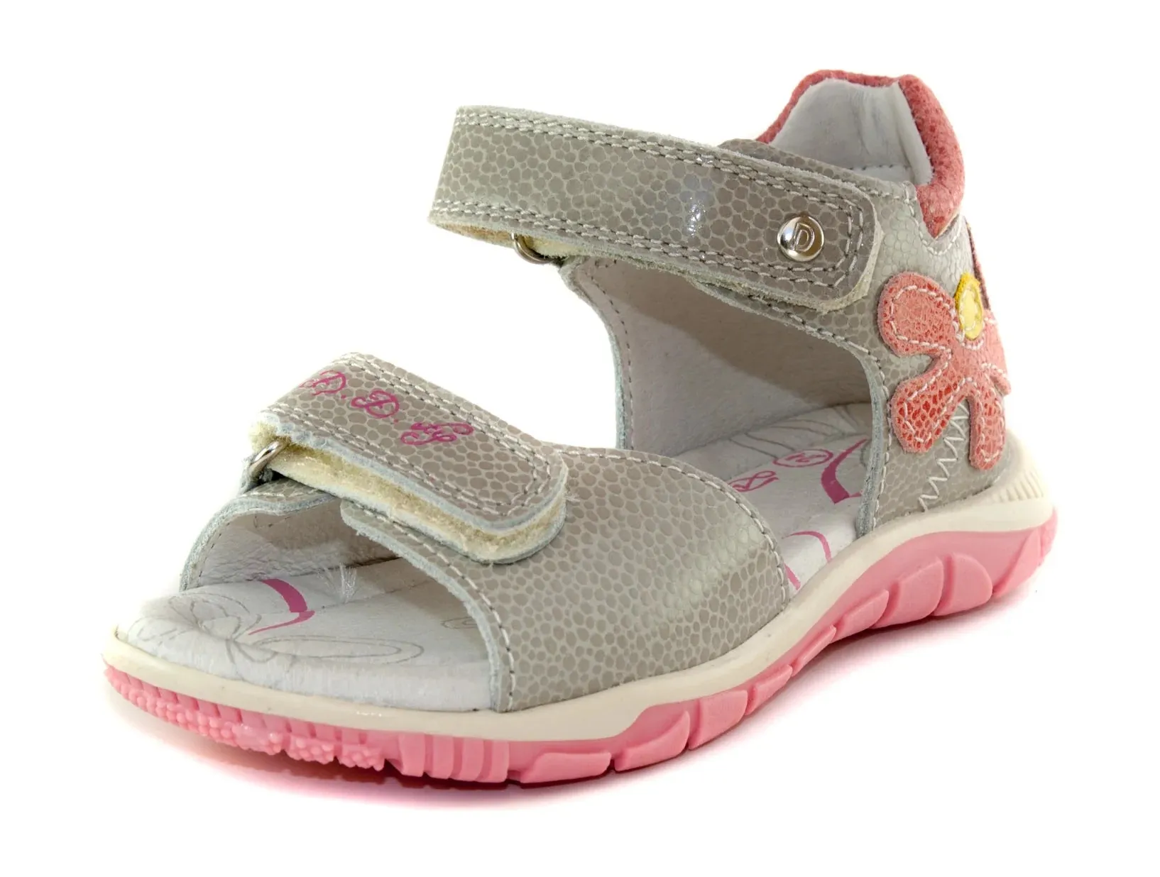 D.D. Step Girls Sandals AFO Friendly - Supportive Leather Shoes From Europe Kids Orthopedic