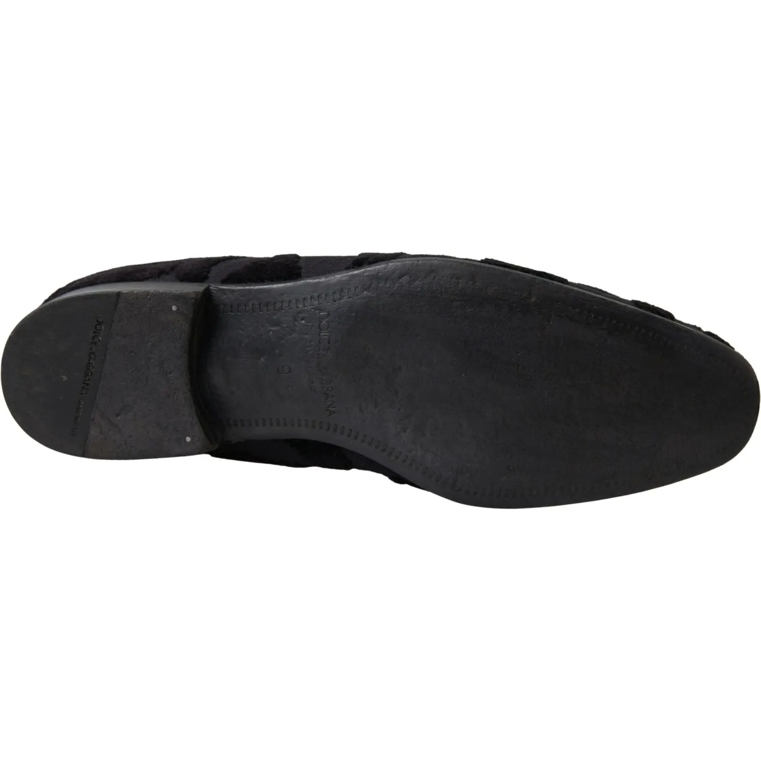 Dolce & Gabbana Exquisite Black Vintage Loafers for Men