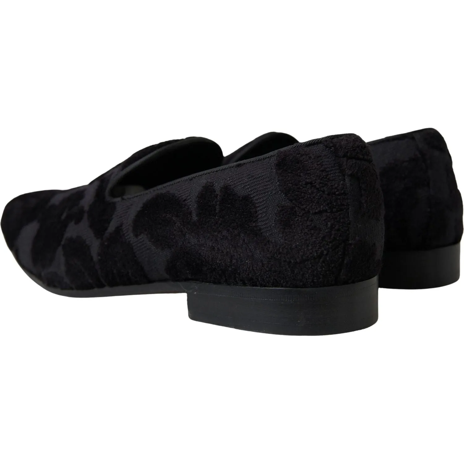 Dolce & Gabbana Exquisite Black Vintage Loafers for Men