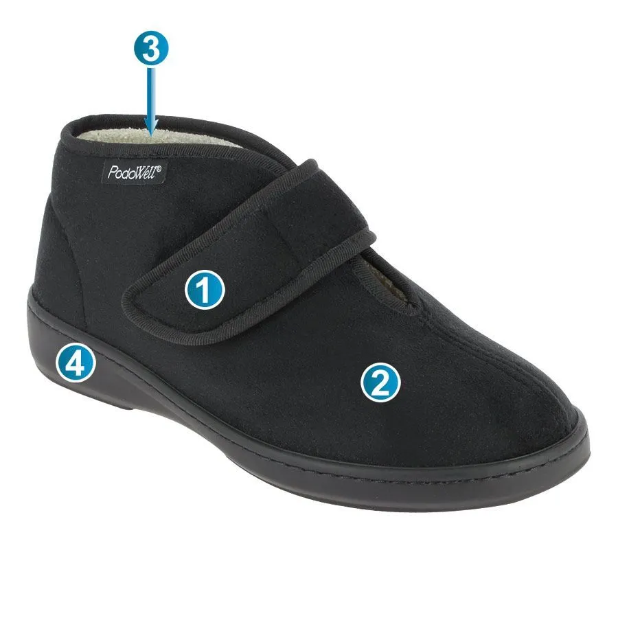 Donut - Wide Lightweight Orthopedic Bootie, Adaptive Shoe/Slipper