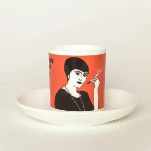 Dorothy Parker espresso cup