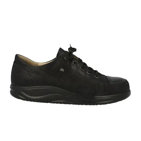 Finn Comfort Ikebukuro Lace Up (Women) - Black Houndstooth