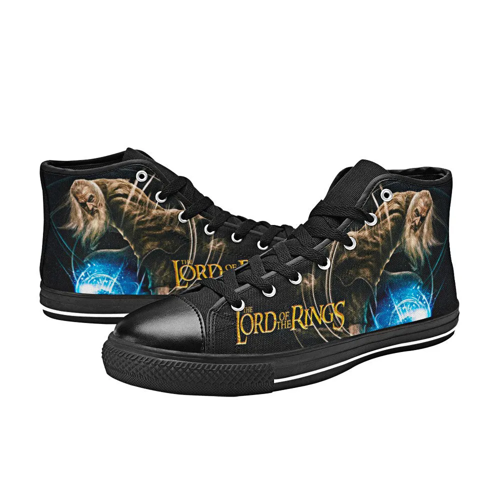 Gandalf Lord of The Rings Shoes High Top Sneakers for Kids and Adults