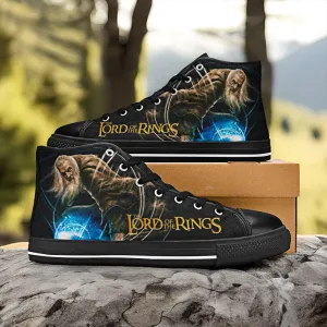 Gandalf Lord of The Rings Shoes High Top Sneakers for Kids and Adults