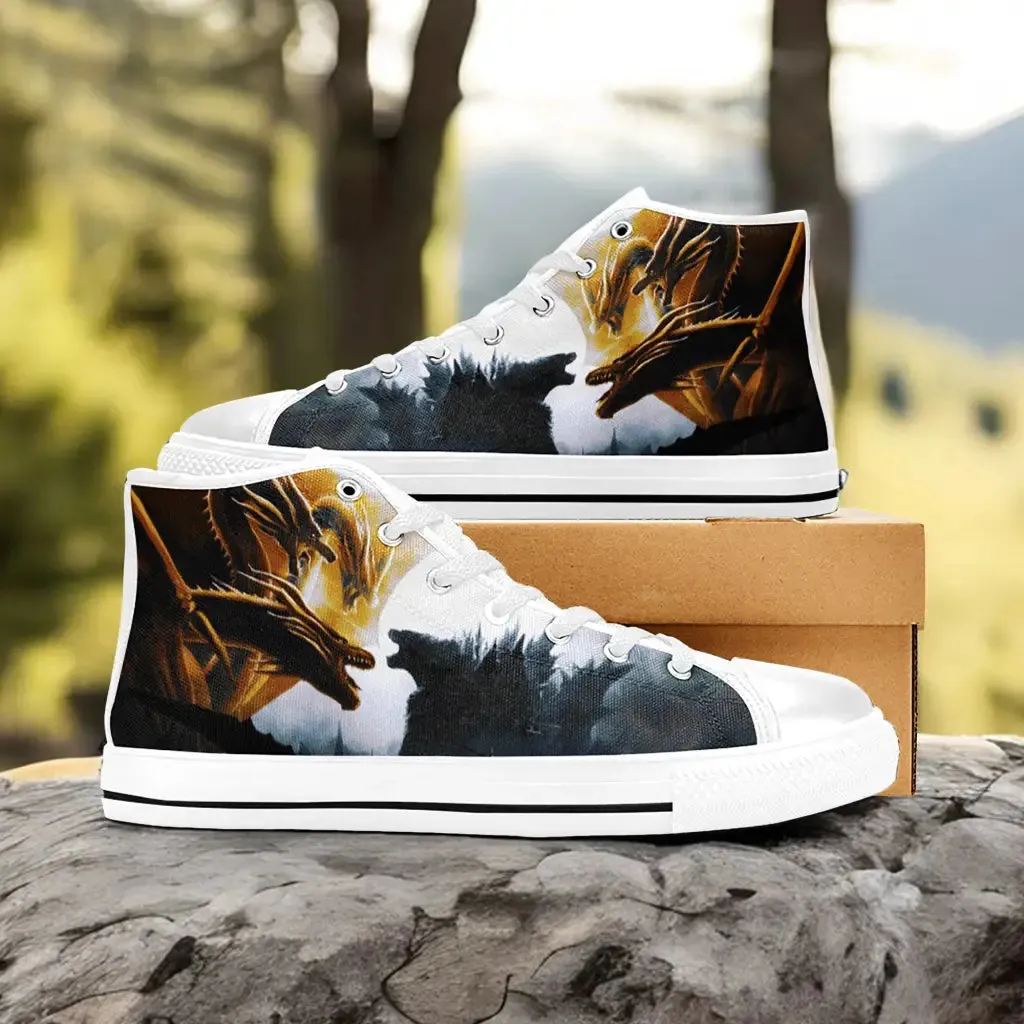 Godzilla Vs King Ghidorah Shoes High Top Sneakers for Kids and Adults