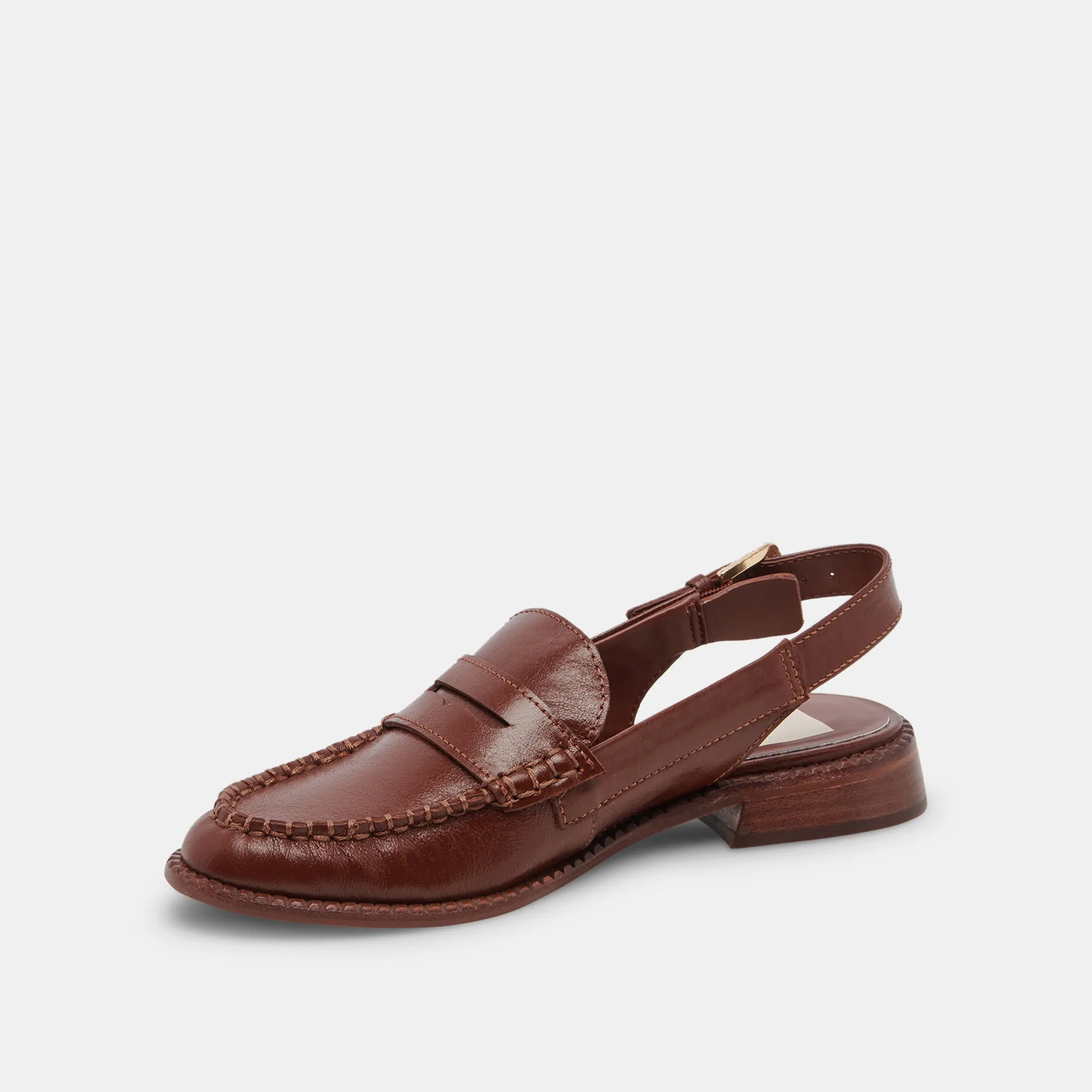 HARDI LOAFERS BROWN CRINKLE PATENT