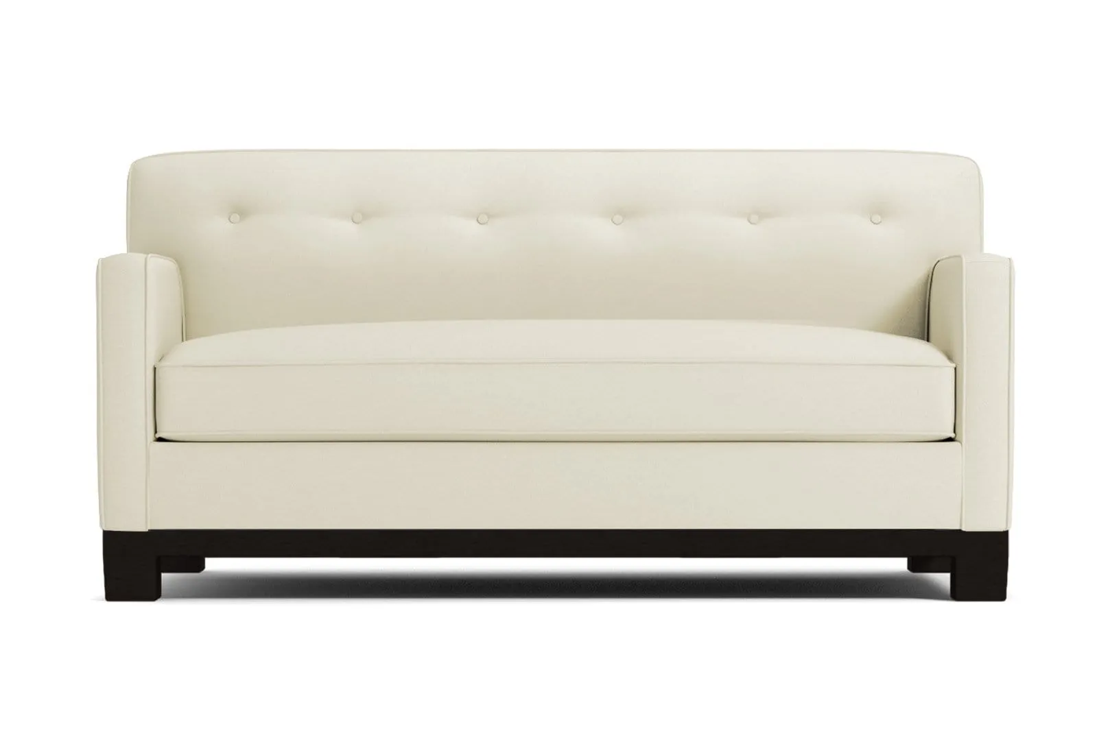 Harrison Ave Apartment Size Sleeper Sofa Bed :: Leg Finish: Espresso / Sleeper Option: Memory Foam Mattress