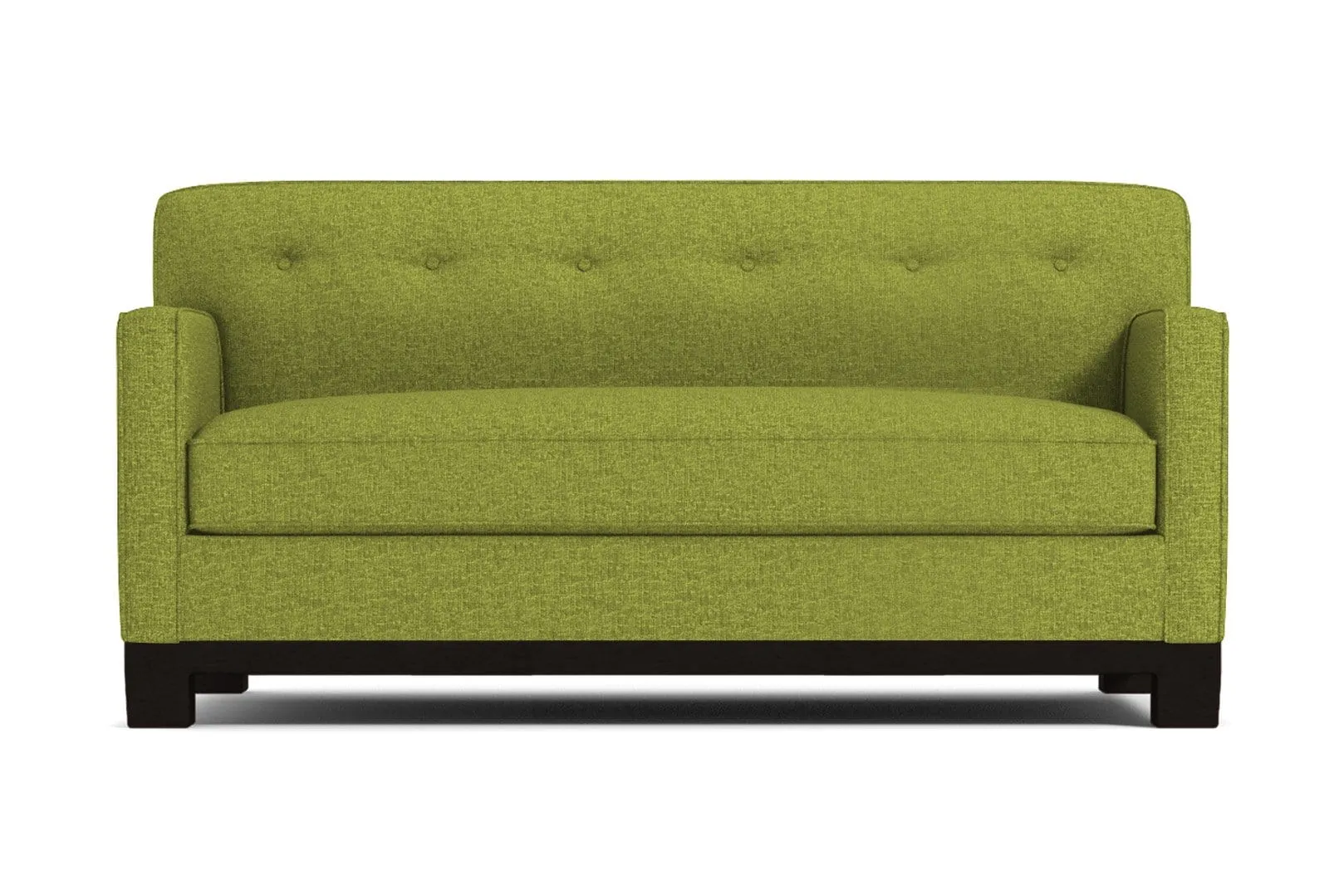 Harrison Ave Apartment Size Sleeper Sofa Bed :: Leg Finish: Espresso / Sleeper Option: Memory Foam Mattress