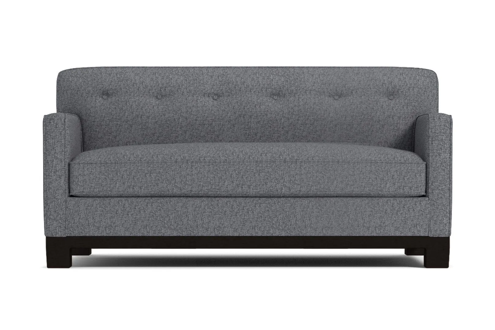 Harrison Ave Apartment Size Sleeper Sofa Bed :: Leg Finish: Espresso / Sleeper Option: Memory Foam Mattress