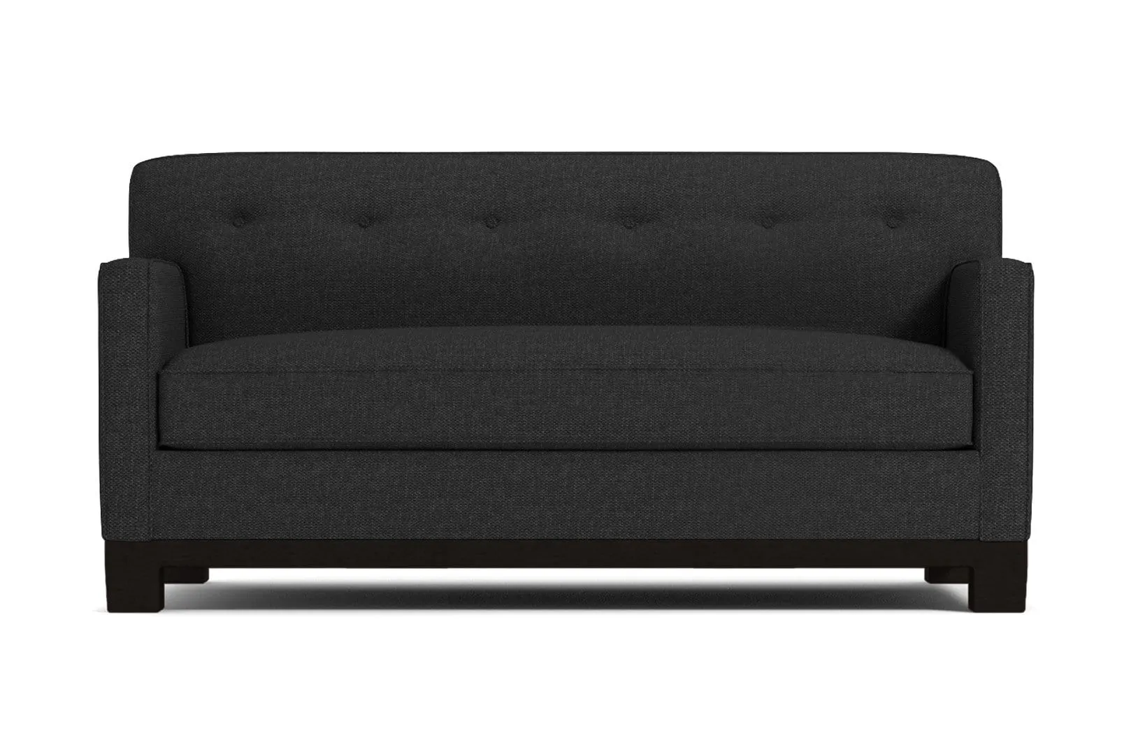 Harrison Ave Apartment Size Sleeper Sofa Bed :: Leg Finish: Espresso / Sleeper Option: Memory Foam Mattress