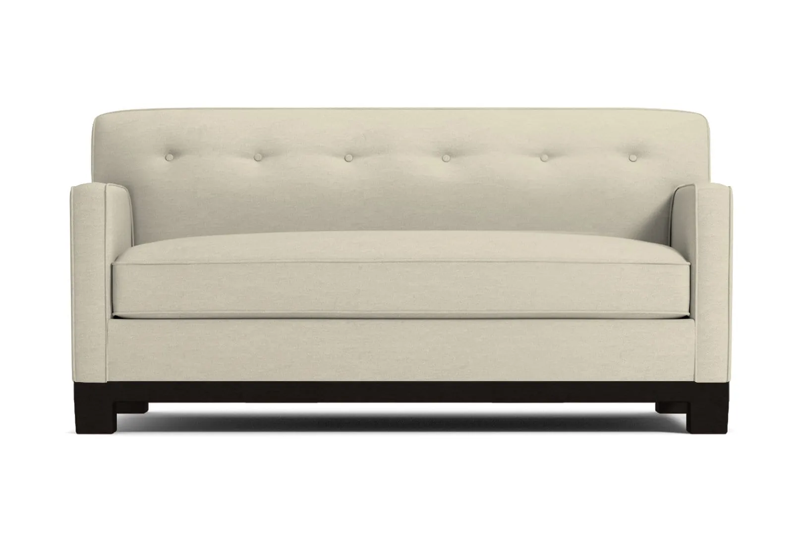 Harrison Ave Apartment Size Sleeper Sofa Bed :: Leg Finish: Espresso / Sleeper Option: Memory Foam Mattress