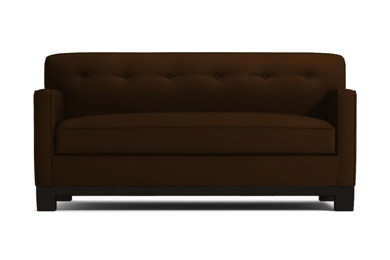 Harrison Ave Apartment Size Sleeper Sofa Bed :: Leg Finish: Espresso / Sleeper Option: Memory Foam Mattress