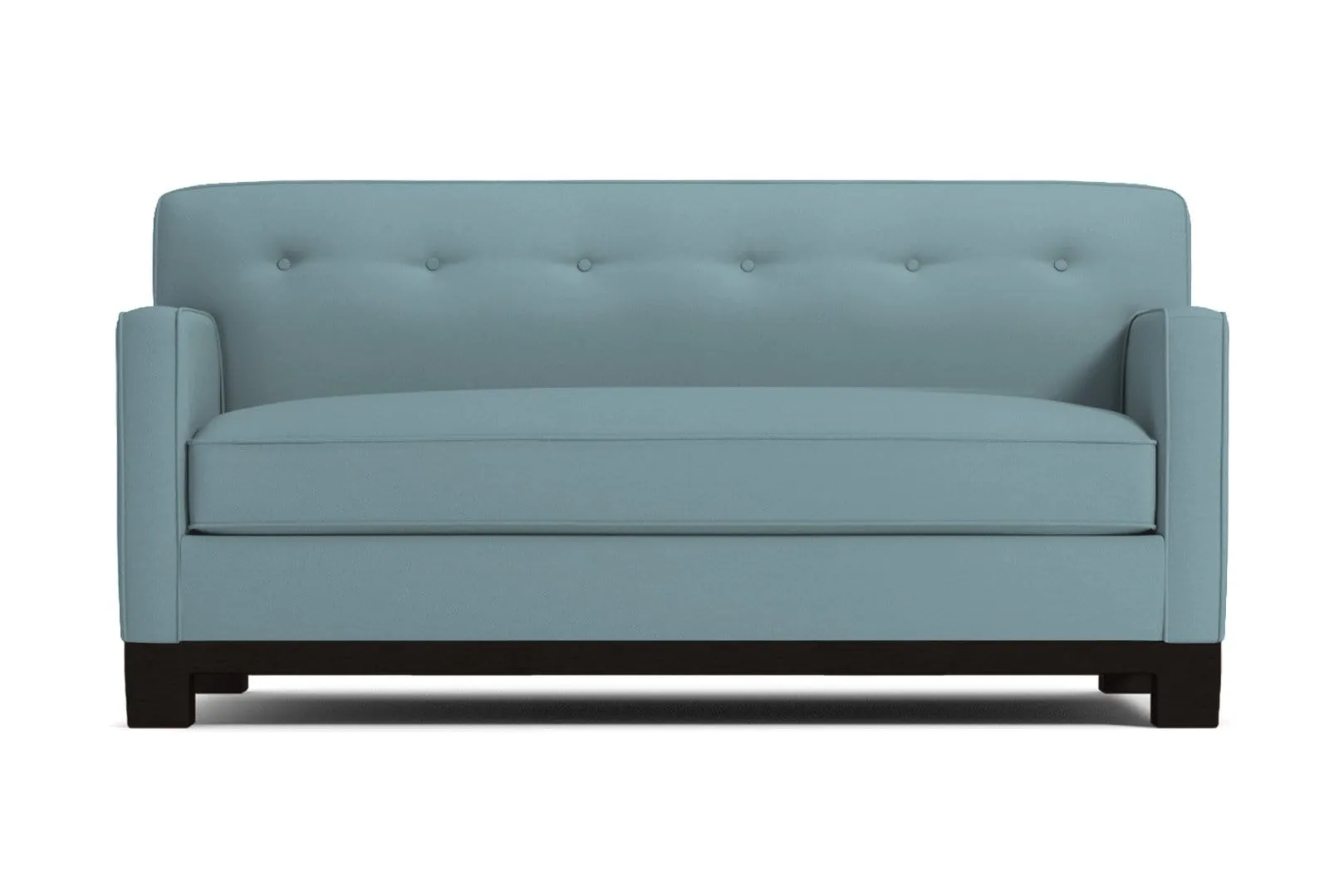 Harrison Ave Apartment Size Sleeper Sofa Bed :: Leg Finish: Espresso / Sleeper Option: Memory Foam Mattress