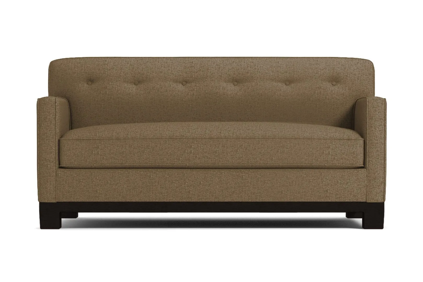 Harrison Ave Apartment Size Sleeper Sofa Bed :: Leg Finish: Espresso / Sleeper Option: Memory Foam Mattress