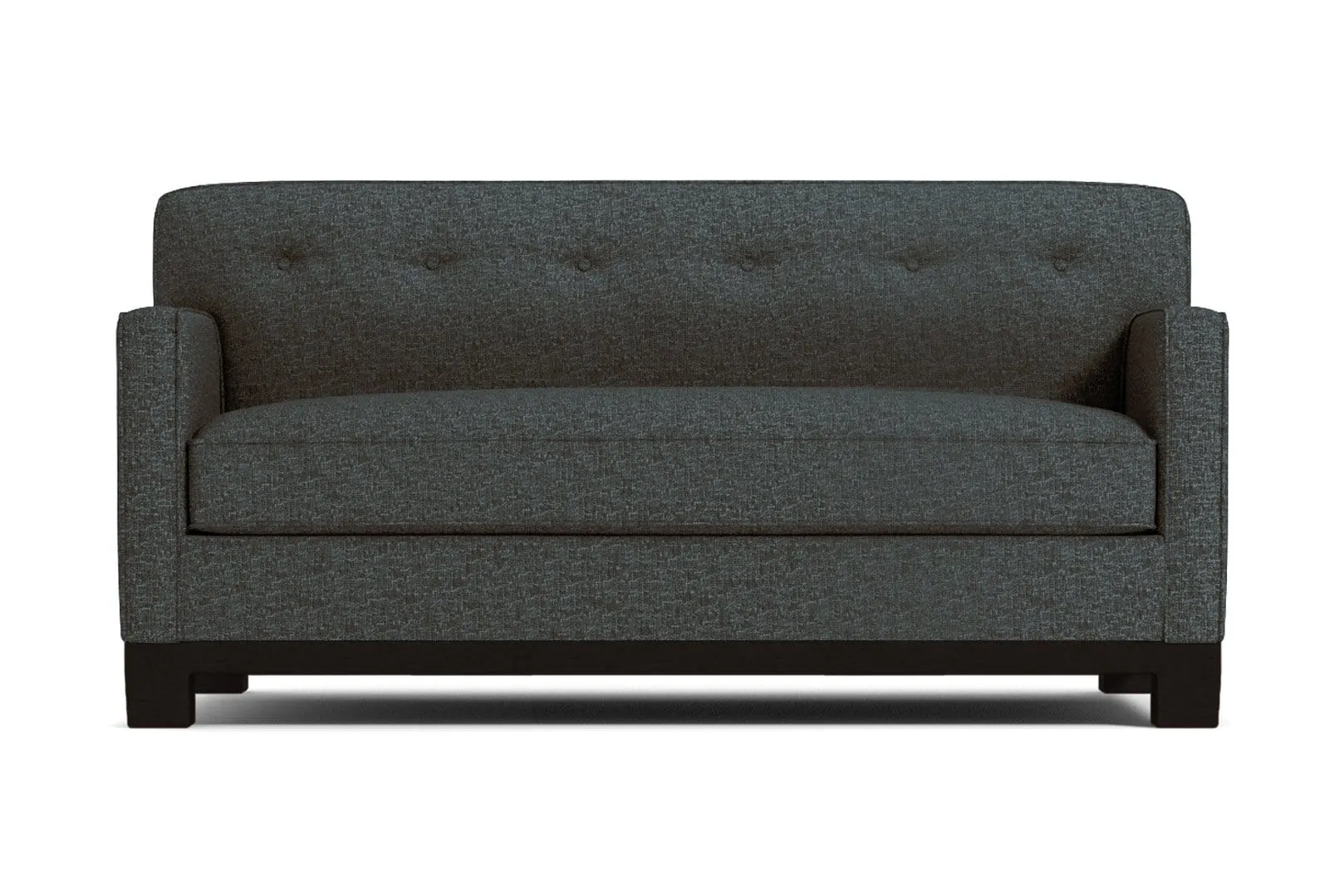 Harrison Ave Apartment Size Sleeper Sofa Bed :: Leg Finish: Espresso / Sleeper Option: Memory Foam Mattress