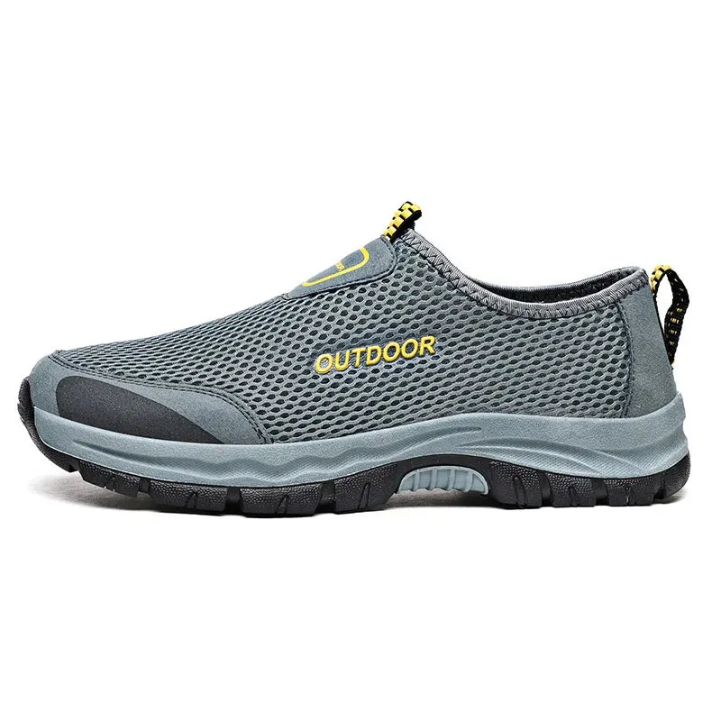 Hnzxzm Outdoor Casual Sneakers Men Breathable Slip On Men's Shoes  Comfortable Loafers Man Walking Shoes Tenis Masculino Esportivo