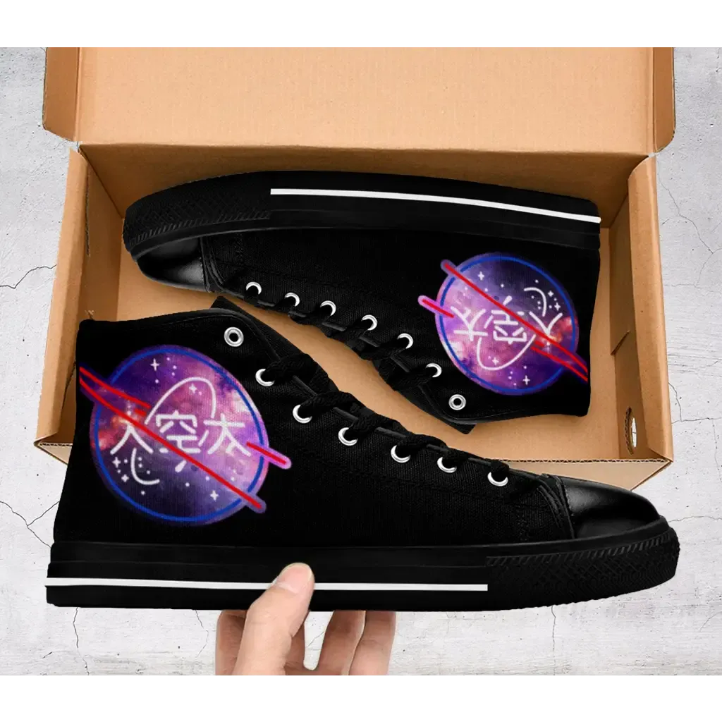 Japan Nasa Shoes High Top Sneakers for Kids and Adults