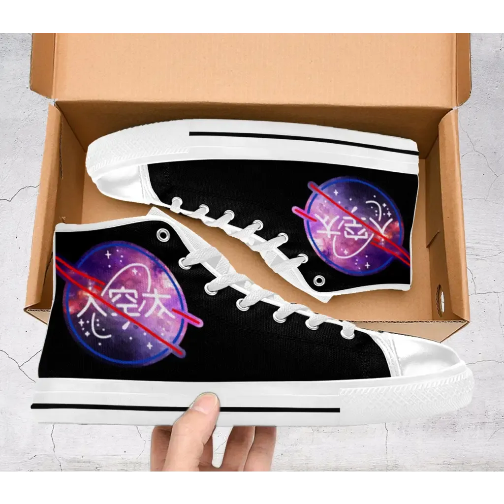 Japan Nasa Shoes High Top Sneakers for Kids and Adults