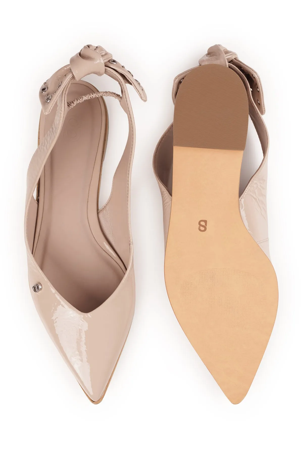 Lola Slingback Shoes - Porcini