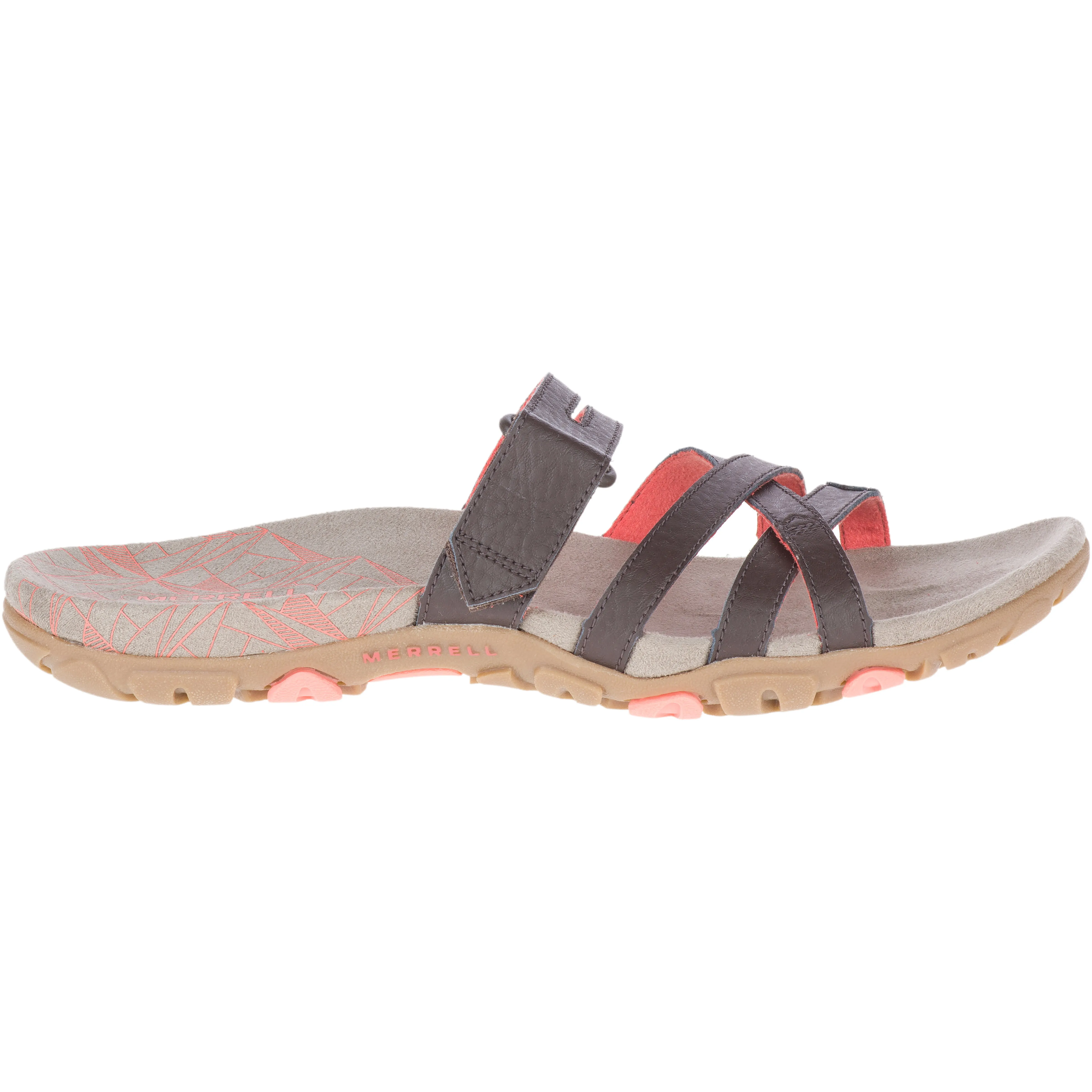 Merrell Women&#x27;s Sandspur Rose Slide Espresso/Coral | Buy Merrell Women&#x27;s Sandspur Rose Slide Espresso/Coral here | Outnorth