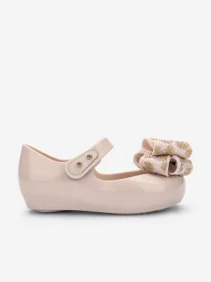 Mini Melissa Girls Ultragirl Sweet Shoes in Beige