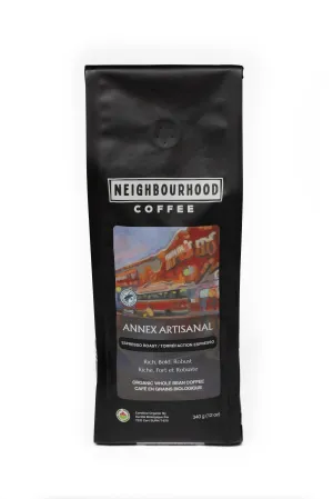 Neighbourhood Coffee Annex Artisanal - Espresso Roast | 100% Organic, Premium Arabica  340g / Ground