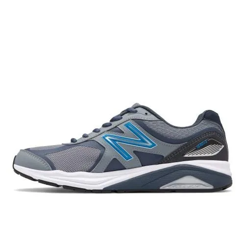 New Balance Men's 1540v3 Walking Shoes- Grey/Blue