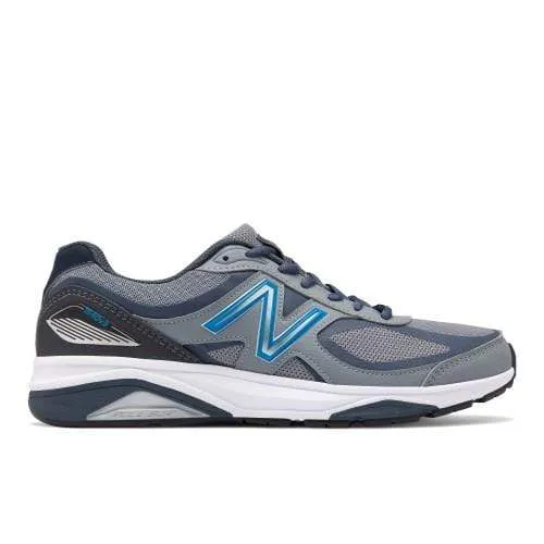 New Balance Men's 1540v3 Walking Shoes- Grey/Blue