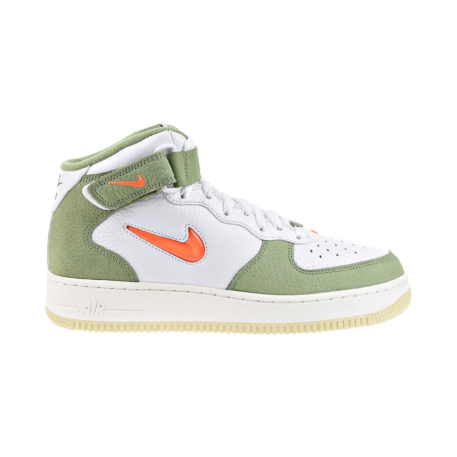 Nike Air Force 1 Mid '07 Men's Shoes Olive Green-Total Orange