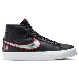 NIKE SB BLAZER MID PRO GT BLACK / METALLIC SILVER