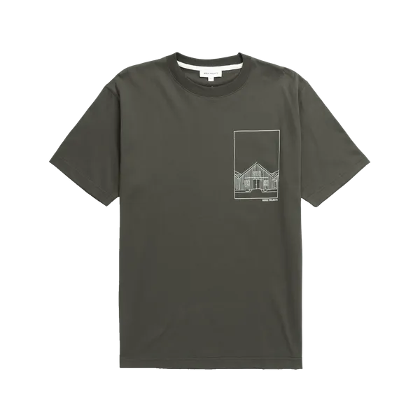 Norse Projects Johannes Kanonbadsve T-Shirt - Espresso