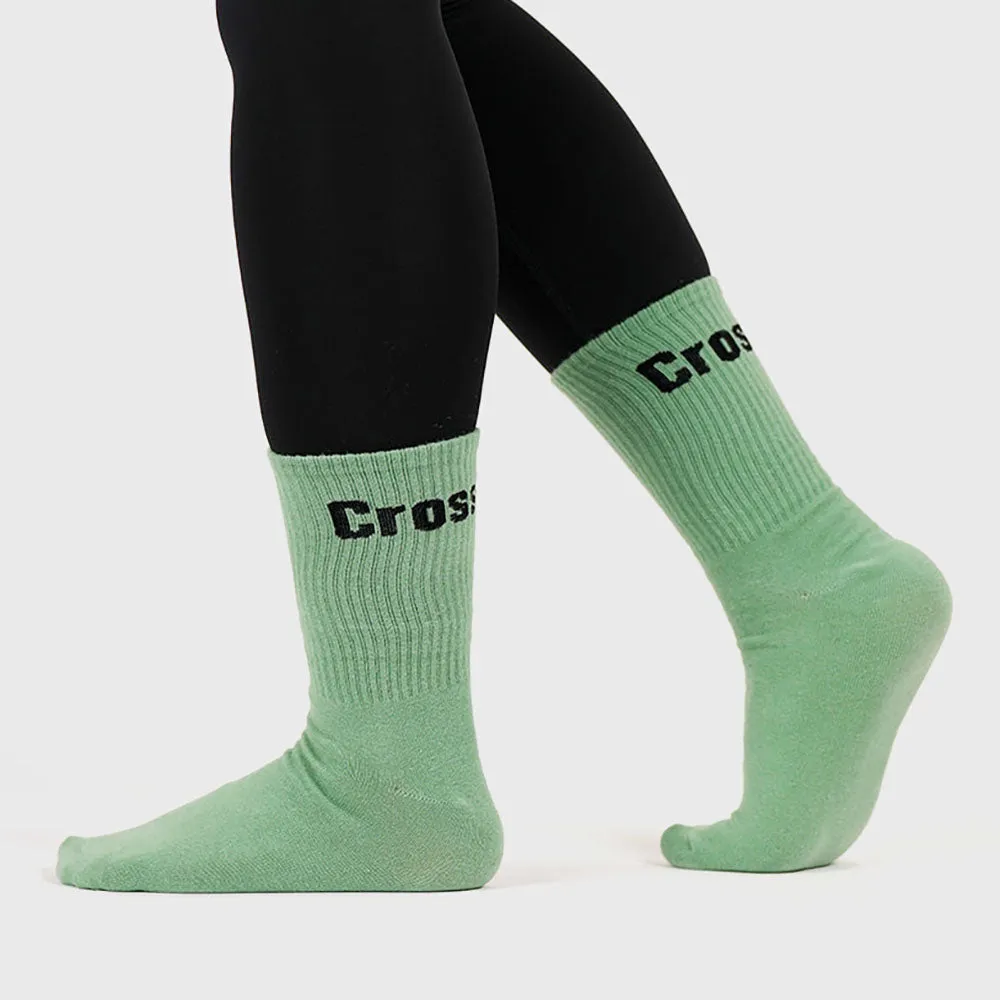 Northern Spirit - CROSSFIT® SOCKS MID-HEIGHT UNISEX SOCKS - SHALE GREEN