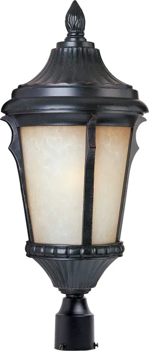 Odessa 20.5" Single Light Outdoor Post Mount in Espresso