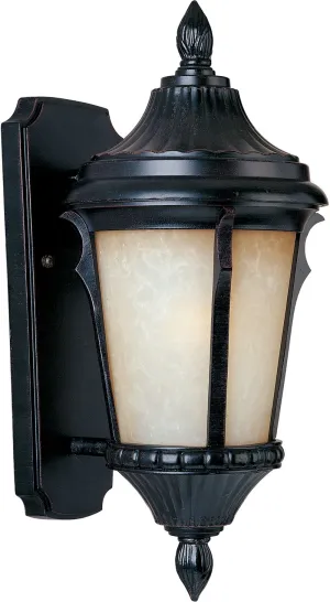 Odessa E26 7" Single Light Outdoor Wall Sconce in Espresso