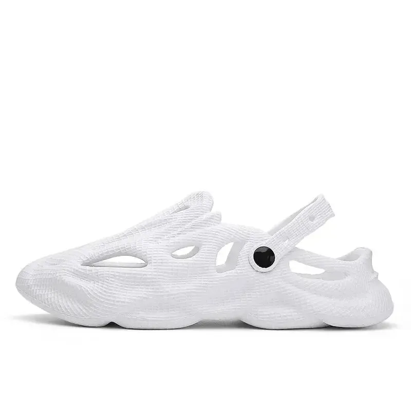 outdoor shoes Pallene New Summer Men Beach Slippers Casual Garden Shoes Outdoor Soft Cloud Slippers Non-slip Casual Home Sandals Breath Shoes