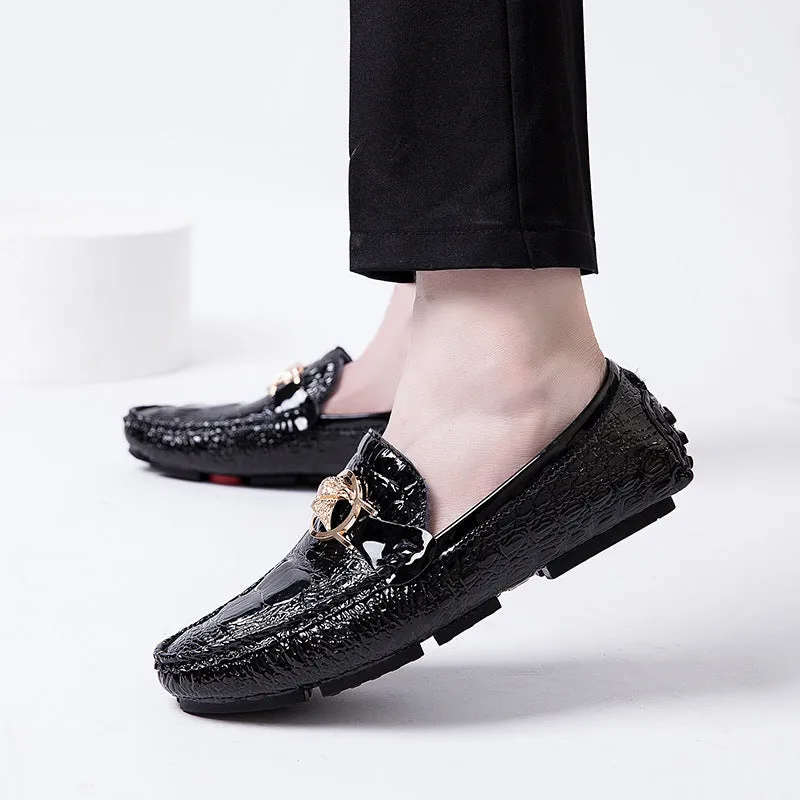 Plus Size Peas Shoes Men Velvet Casual