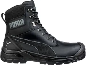 Puma Conquest Evo Composite Zipped High S3 Black Safety Boot