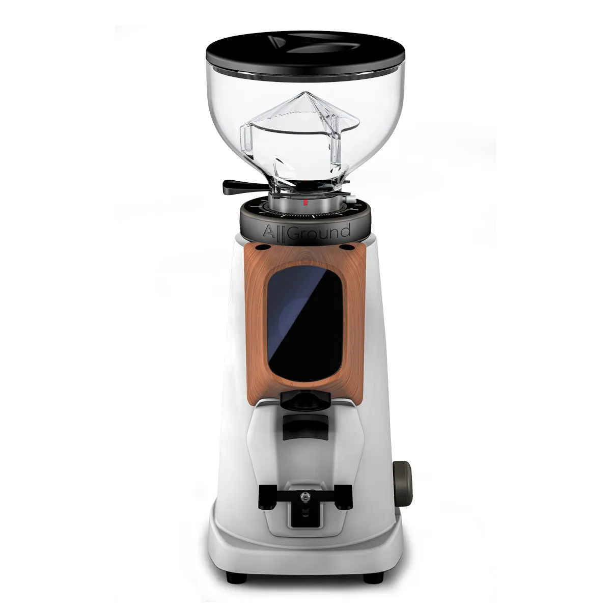 REFURBISHED AllGround Sense All Purpose Home Coffee Grinder - White w/ Wood