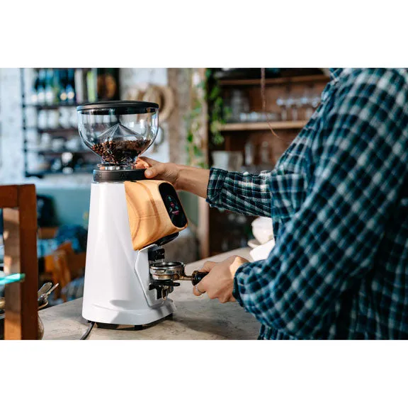 REFURBISHED AllGround Sense All Purpose Home Coffee Grinder - White w/ Wood